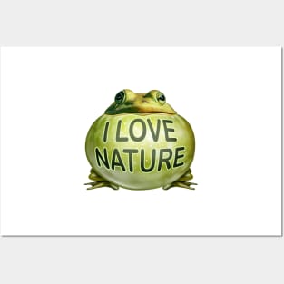 I Love Nature Posters and Art